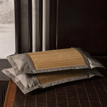 Bambu Serin Pelin Yastık Çekirdek Tek Kişilik Yatak, Oryantal Uyku Yastık, Yaz Çay Serin Yastık