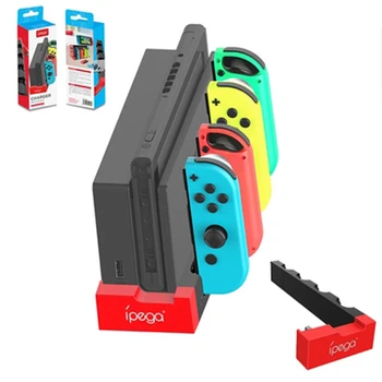 Nintendo Anahtarı Joy Con Denetleyicisi için şarj doku Standı İstasyonu Tutucu Anahtarı NS Joy-Con Oyun Desteği Dock Şarj