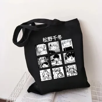 Tokyo Avenger Harajuku omuzdan askili çanta kanvas çanta Harajuku Alışveriş Çantası Moda Rahat Yaz omuz çantaları Tote Alışveriş Çantası
