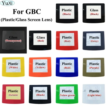 YuXi Renkli Ekran lens kapağı Gameboy Game Boy GBC ekran Koruyucu Lens Plastik Cam